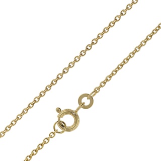 trendor 72047 Halskette für Damen und Herren Gold 333 Ankermuster 1,5 mm, 40 cm