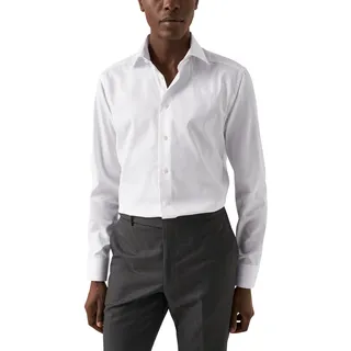 ETON Langarmhemd Slim Fit Weiß 38