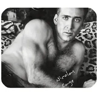 Nicolas Cage Personalized Custom Gaming Mousepad Rectangle Mouse Mat / Pad Office Accessory And Gift Design-LL362