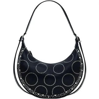 DESIGUAL Punkette Cascais Schultertasche Kunstleder Black/Silver