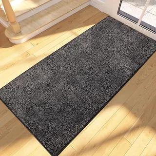 Fußmatte Für Den Innenbereich, 60 X 150 Cm, Lang, Rutschfest, Maschinenwaschbar, Weiche, Saugfähige Bodenmatte Für Hunde, Eingang, Türbereich, Flur, Durchgang Und Küche