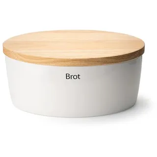 Continenta Brotkasten Keramik Weiß