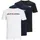 Corp Logo 3 Pack Kurzarm-T-Shirt White Pack 1 Black 1 Navy Blazer 1 White 2XL