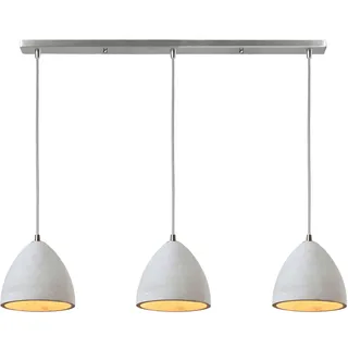 SalesFever 3-flg. 66 cm grau Metall/Beton
