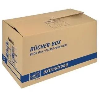 tidyPac® Umzugskarton Bücher-Box 58,0 x 30,0 x 33,5 cm inkl. 5 St.