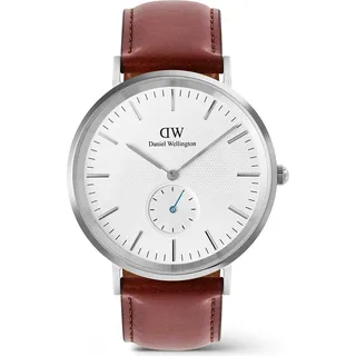 Daniel Wellington CLASSIC Braun/Silber Edelstahl 36 mm DW00100867