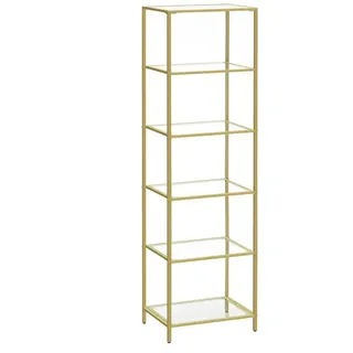 VASAGLE Standregal 40 x 0 x 177,3 cm Gold