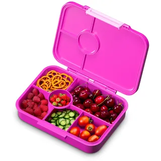 Schmatzfatz Lite Lunchbox für Kinder – Leichte Bento-Box mit 4–6 Fächern, aus BPA-freiem Tritan, auslaufsicher und spülmaschinenfest, für Schule, Kindergarten und Ausflüge