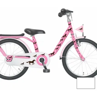 ilka parey wandtattoo-welt Fahrradaufkleber Fahrradsticker Aufkleber Pferde Pferdchen Fohlen Punkte Fahrradtattoo M1418 - ausgewählte Farbe: *Weiß*