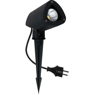 Megatron Gartia S LED-Gartenstrahler Metall 23,9 cm inkl. Bewegungsmelder anthrazit