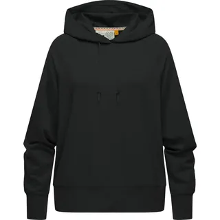 Ragwear Kapuzensweatshirt Tonna Moderner Damen Hoodie in angesagtem Oversize-Schnitt schwarz M (38)