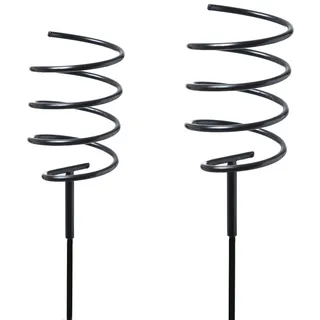 MARELIDA Kerzenständer-Set 2er Set Metall Schwarz