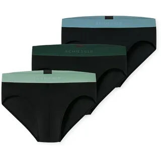 SCHIESSER Herren Slip 3er Pack - "95/5", Multipacks Rio-Slip