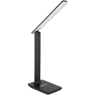 GLOBO Lighting Tischleuchte LED TOUCH (BHT 12x57x29 cm) BHT 12x57x29 cm schwarz Tischlampe Klemmleuchte Schreibtischleuchte Schreibtischlampe - schwarz