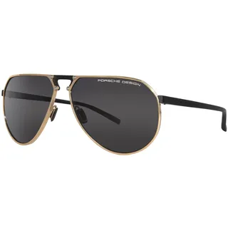 Porsche Design P8938 Polarisierte Sonnenbrille - gold, black, - Smoke / CAT3