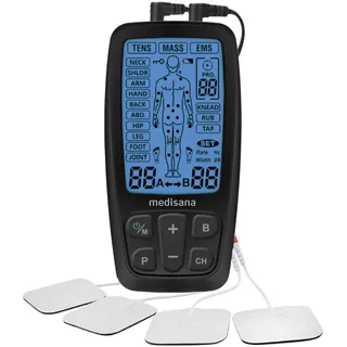 Medisana TT 205 TENS und EMS Gerät Elektrostimulationsgerät Schwarz