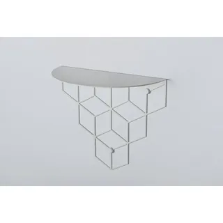 moebel-direkt-online Wandboard Stiga, Design-Konsole aus Eisen, pulverbeschichtet, 3 Farbvarianten, aus Metall weiß