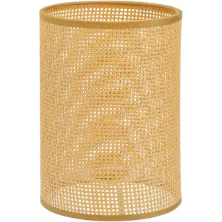 Garneck E27 Rattan Tischlampenschirm Handgewebter Lampenschirm Für Tisch Und Stehlampen Öffnung Rustikale Inneneinrichtung Ideal Für Schlafzimmer Und Hotels