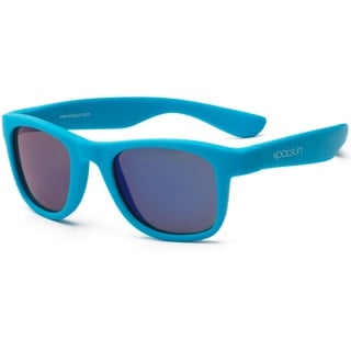 KOOLSUN WAVE Kinder-Sonnenbrille mit flexiblem TPE-Rahmen - UV400-Gläser Sonnenbrille polarisiert für Junge und Mädchen mit Tasche- Ideale Sonnenbrille Kleinkinder am Strand und für Outdoor-Abenteuer