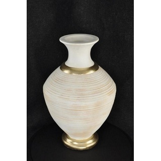 JVmoebel Skulptur XXL Big Vase Design Medusa Antik Stil Blumen Vasen Schale Deko 65cm weiß