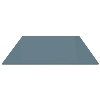 Rechteck 100x120cm Glas anthrazitgrau - Funkenschutzplatte Kaminbodenplatte Glasplatte f. Kaminofen (Anthrazit grau RE100x120cm - mit Silikon-Dichtung)