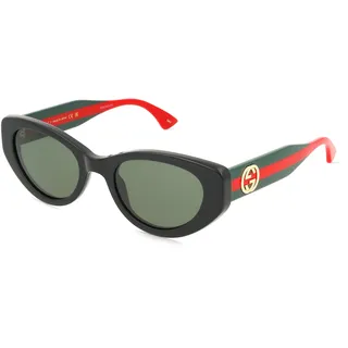 Gucci GG1862S Unisex-Sonnenbrille Vollrand Cat Eye Acetat-Gestell, schwarz
