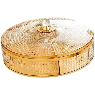 Zanthicia Innovative Dessertschale mit Deckel für kreative Tischdekorationen, auch als Nussschale mit Fächern geeignet. Ideal für Obst, Desserts, Snacks und Süßigkeiten.