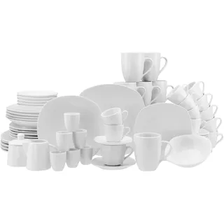 CreaTable Square Kombiservice 62-tlg. weiß