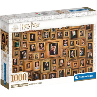 Clementoni® Puzzle Impossible, Harry Potter Compact, mit neuer Compact Box, 1000 Puzzleteile, Made in Europe; FSC® - schützt Wald - weltweit bunt