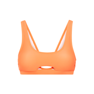LSCN BY LASCANA Bustier-Bikini-Top Damen neon orange Gr.38 Cup A/B