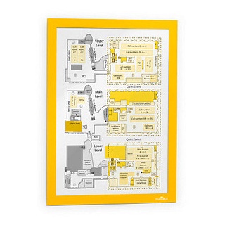 5 DURABLE Magnetrahmen DURAFRAME® MAGNETIC A4 gelb