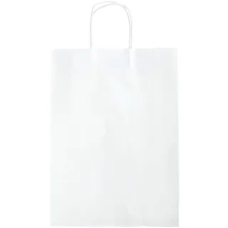 Folia Papier-Tragetaschen XL weiß 31,0 x 42,0 cm, 15 St.
