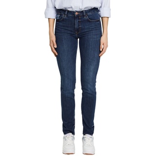 ESPRIT Damen 032CC1B304 Jeans, 901/BLUE Dark WASH, 30/30 - 30W / 30L