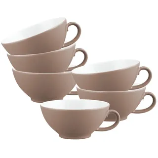 SELTMANN WEIDEN Teetasse 0,14 l Cocoa Brown 6 St.