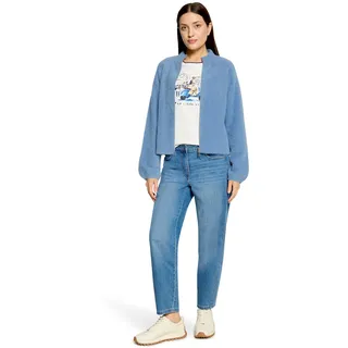 Betty Barclay Strickjacke mit Reißverschluss Blau 36