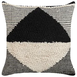 Beliani Khora Dekokissen 50 x 50 cm Beige