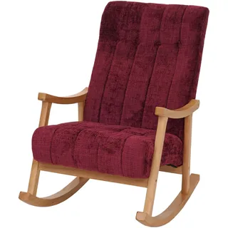 MCW Relaxsessel K10 Chenille 465 g/m2 78 x 100 x 80 cm Bordeaux