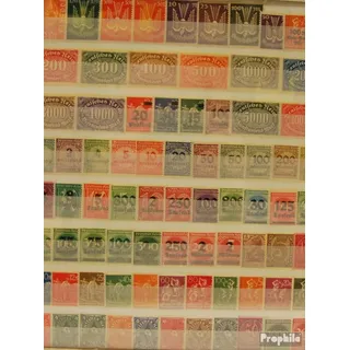 Prophila Collection Deutsches Reich 100 Verschiedene Marken postfrisch ** MNH aus Inflation 1919 bis 1923 ohne Nebengebiete (Briefmarken für Sammler)