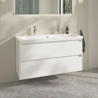 Villeroy & Boch Waschtischunterschrank 2 Auszüge 117,2 x 59,6 x 43,9 cm Brilliant White