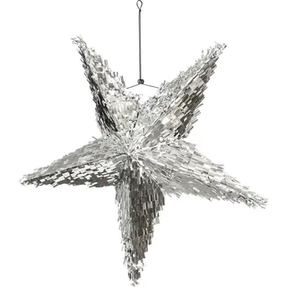 Partydeco Piñata 68x68x30 cm Stern Silber