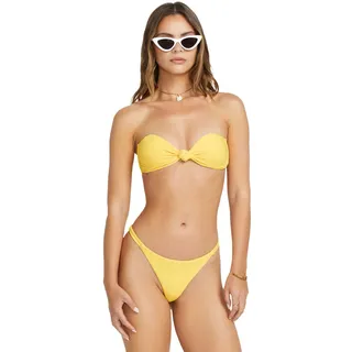Bade-Shirt BILLABONG "Tanlines Lola Bandeau", Damen, Gr. S, orange (sunburst), Obermaterial:91% Polyester, 9% Elasthan., Bikini-Oberteile