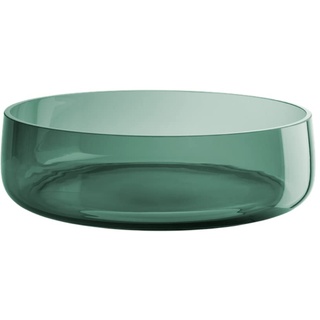 ASA - Schale, Dekoschale - ajana - Glas - Farbe: grün - (ØxH) 30 x 8 cm