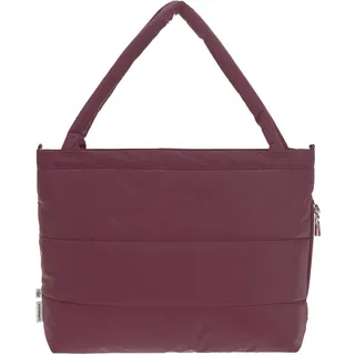Lässig Wickeltasche Shopper deep red