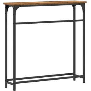 vidaXL Konsolentisch Altholz 75x19,5x75 cm braun
