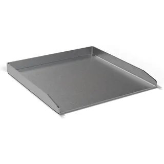 ELITE BBQ Edelstahl Plancha Grillplatte 40 x 41,5 cm – Universale Teriyaki Grillplatte - Hochwertiges Edelstahl-Grillblech, passend für Weber Gasgrill, Napoleon Gasgrill und Burnhard Gasgrill
