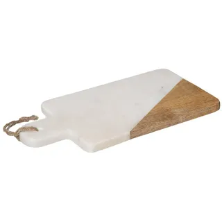 SG Secret de Gourmet Secret de Gourmet Schneidebrett, Weiß, Stein, 30.5x15.2 cm, Küchenzubehör, Schneidebretter