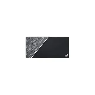 ASUS ROG Sheath schwarzes Mauspad | extra große Gaming-Oberfläche Mauspad | Pixel präzise Tracking | Anti-Fray-genähte Kanten und rutschfeste Gummiunterseite (89,9 x 43,9 cm)
