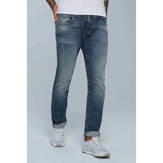 CAMP DAVID Regular-fit-Jeans NI:CO Münztasche mit Ziernaht blau
