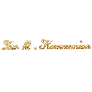 GLOREX Wachsdekor ''Heilige Kommunion'' Gold