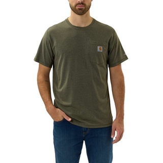 Carhartt T-Shirt Carhartt FORCE FLEX POCKET T-SHIRTS S/S 104616 (1-tlg) grau XL